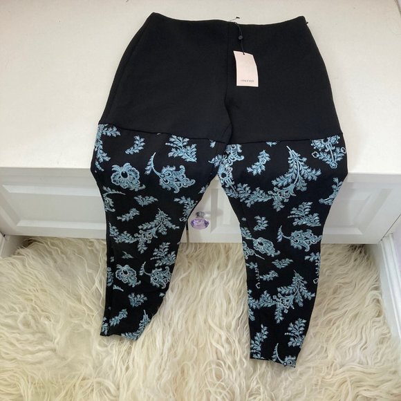 CINQ À SEPT Floral Print Skinny Leg Pants - Picture 1 of 7